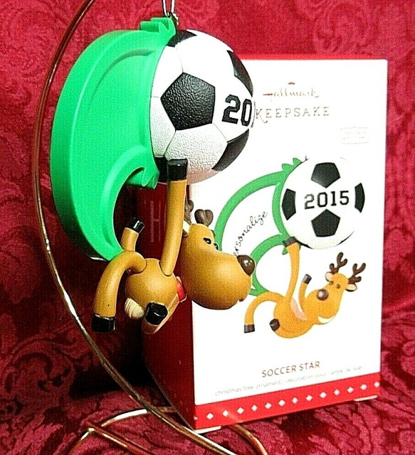 HALLMARK 2015 PERSONALIZED SPORTS ORNAMENTSOCCER STAR eBay