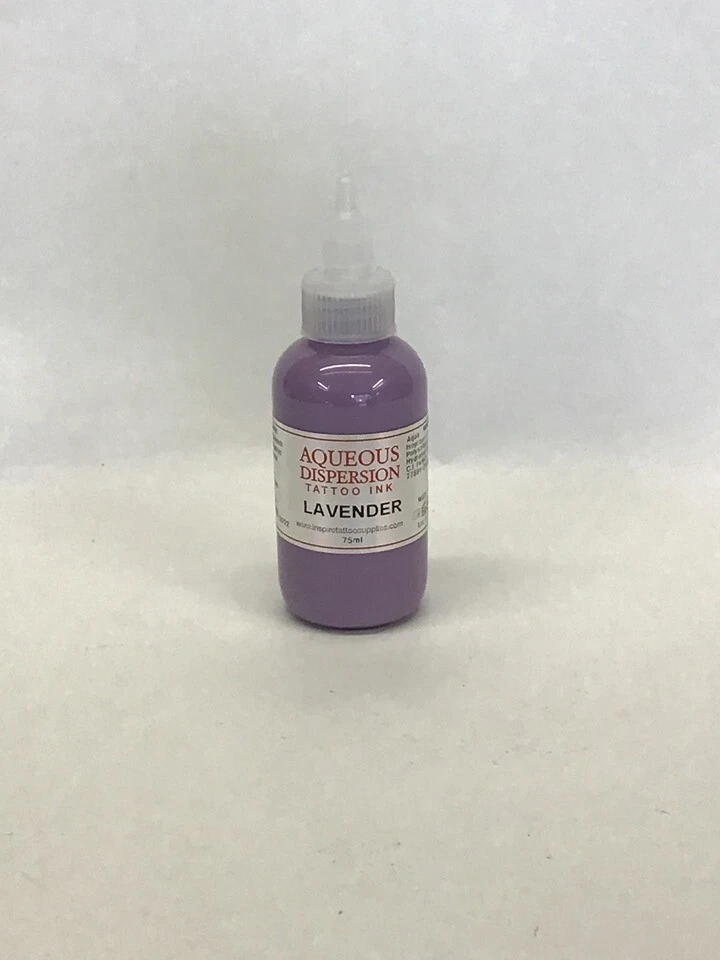 INSPIRE TATTOO SUPPLIES LIMITED Aqueous Dispersion Tattoo Ink - Lavender 75ml Professional Quality Ink