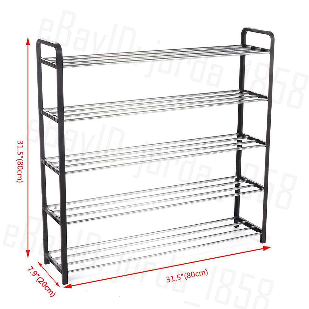 3/4/5 Tiers Shoe Rack Storage Organizer Shelf Stand Shelves Layers Shoe