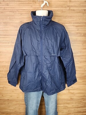 Helly Hansen Helly Tech Navy Blue Vented Full Zip Jacket Mens Size Large L