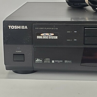 Toshiba Dual DVD Player ~ Model SD-2150U, No Remote ~ Tested and