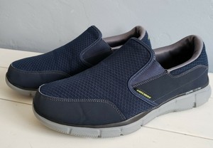 skechers dual lite mens blue