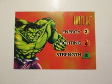 1995 MARVEL OVERPOWER ( OP ) INAUG - HERO CARD - HULK 