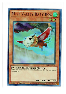 Yugioh! Mist Valley Baby Roc - GFTP-EN076 - Ultra Rare - 1st Edition Played - LP