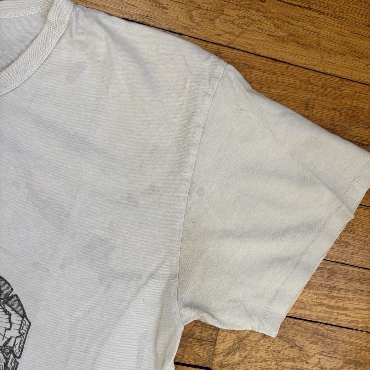 Vintage 60s Style Filth Mart UH HUH HER T Shirt Size Large Stains 