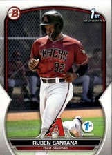 2023 Bowman 1st Edition Ruben Santana #BPPF-42 Arizona Diamondbacks 27H
