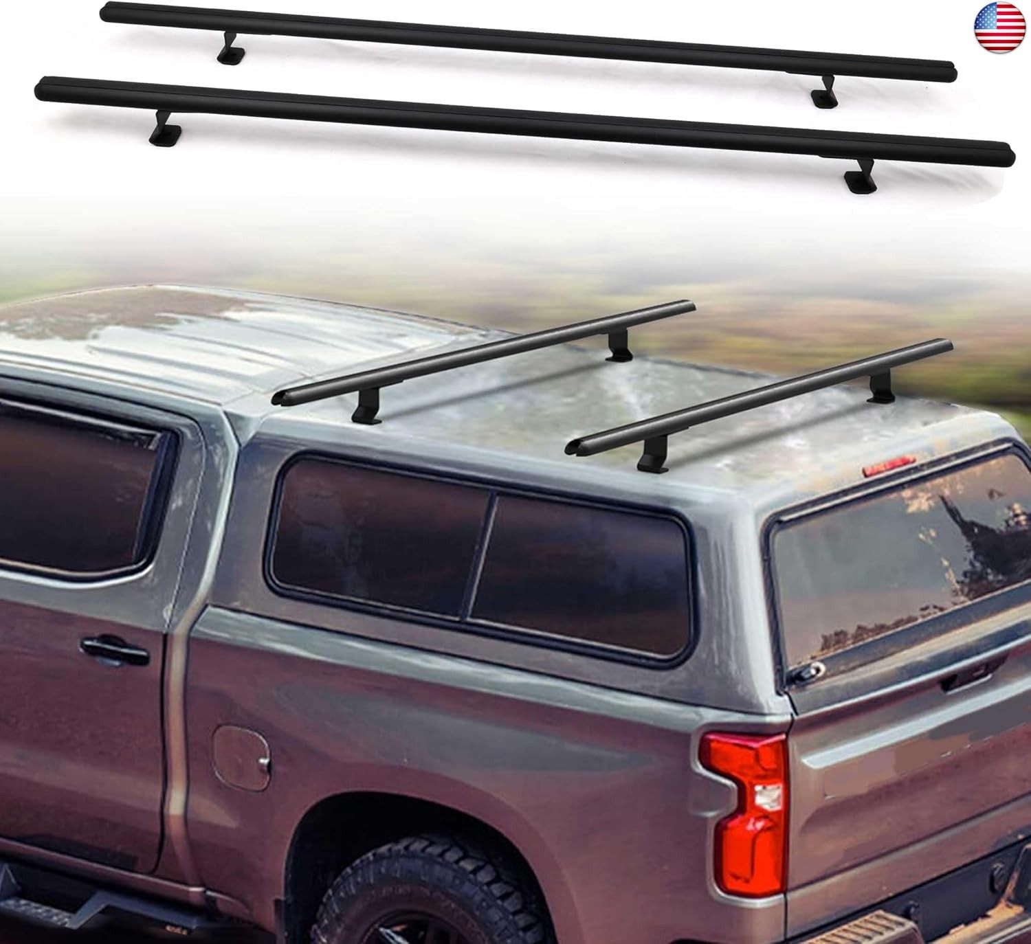 Topper Cart Rack MELIPRON Truck Topper Roof Rack for Pickup Truck Cap/Canopy, Heavy Duty ...