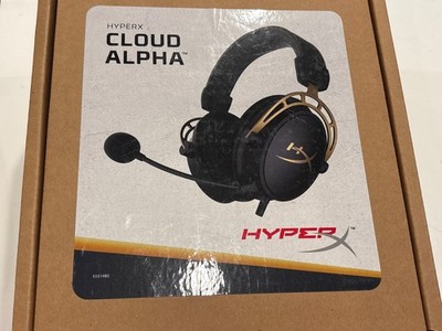HyperX Cloud Alpha Wired Gaming Headset - Gold -