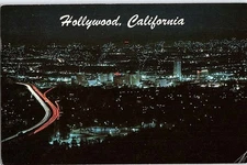 Postcard PANORAMIC SCENE Los Angeles California CA o/19 AJ4229