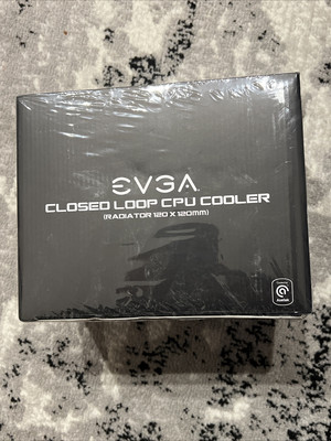 EVGA CLOSED LOOP CPU COOLER (RADIATOR 120 x 120mm) Brand new In box sealed