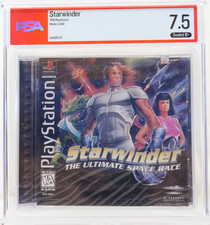 Starwinder The Ultimate Space Race (PlayStation 1) PS1 Factory Sealed B+ PSA 7.5
