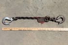 Vintage ACCO Accoloy 9/32" Grade 100 2-Leg Chain Sling 1'11" Reach Latched Hooks — photo 3