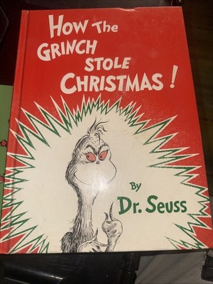 How The Grinch Stole Christmas by Dr. Seuss Random House Vintage 1st edition 