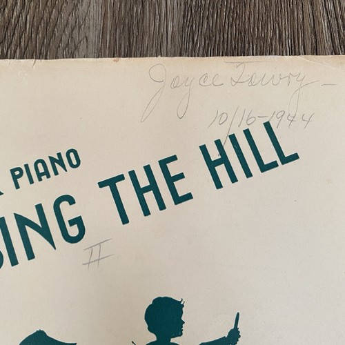 Climbing the Hill 1935 Piano Solo Sheet Music Cyrus Mallard - Picture 2 of 7