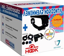 HOOK AHK für Skoda Superb 08-15 hori. abnehmbar + 7-pol ERICH ES SPEZ