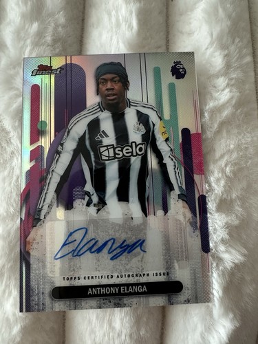 2025-26 Topps Premier League Finest Anthony Elanga Base Elanga
