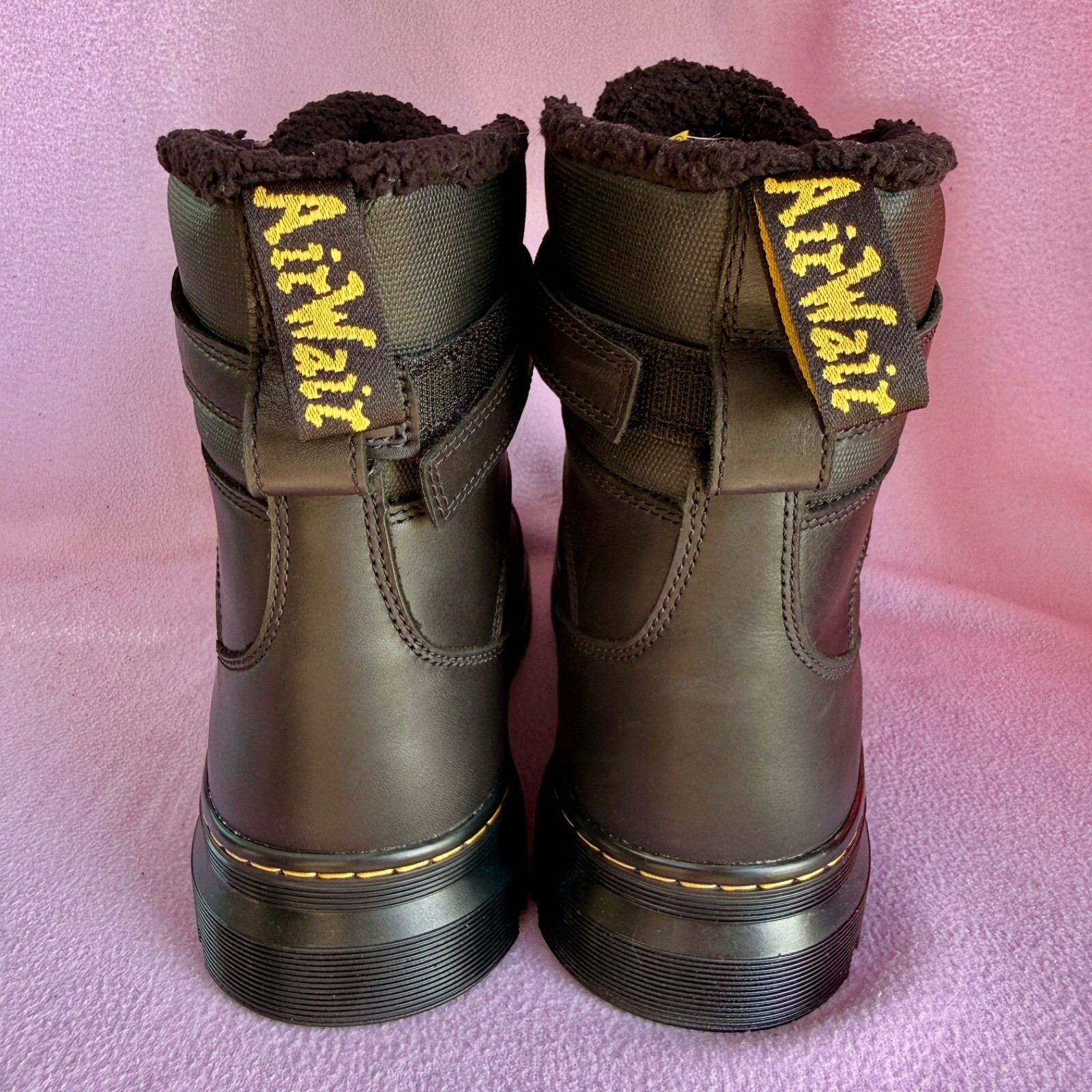Dr Martens Combs Tech FL Boot Boots EU 48 UK 13 Black Canvas Leather image 5