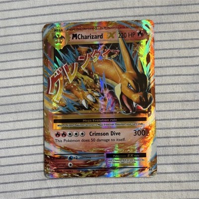 Pokémon M Charizard EX Mega Full Art Ultra Rare Holo Card 13/108 Evolutions