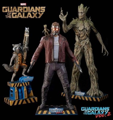 Figurine KOTOBUKIYA Star-Lord Et Groot - 32 Cm - Neuve Sous Blister