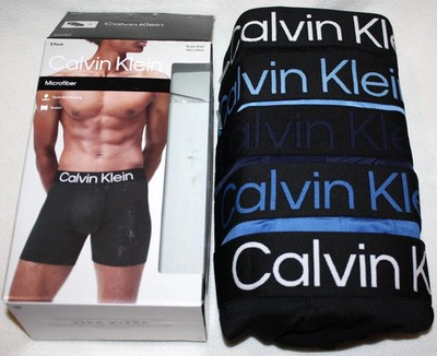 5 Calvin Klein Boxer Briefs Microfiber Stretch Multicolor 5 Pack Underwear