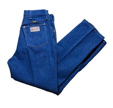 Vintage Wrangler Jeans 30x30 tagged 16x30 Dark Wash Made In USA 70s 80s