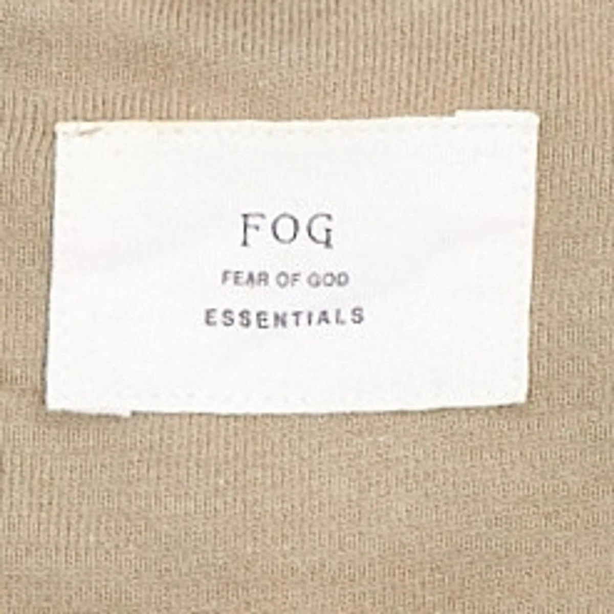 Maglione FOG Fear of God Essentials taglia S uomo beige cotone