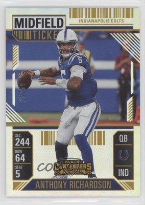 2024 Panini Contenders Midfield Ticket /50 Anthony Richardson #42 16wc