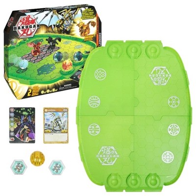 Bakugan Evo Neon Battle Arena, Exclusive Leonidas Bakugan, 2 Cards & BakuCores