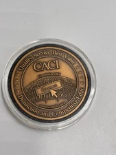 CACI International Ever Vigilant - Challenge Coin - Defense CIA NSA Contractor