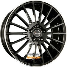 4x AVUS Racing AC-M03 Black Polished Lip 7,5x18 ET36 4x100