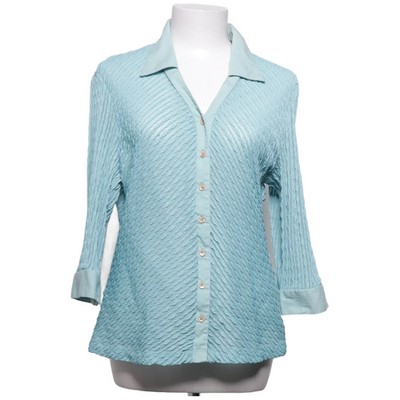 Krazy Larry, Bluse, Größe: XL, Blau, Baumwolle/Elasthan, Damen #x1G