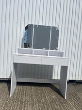 White Dressing Table with Mirror & Drawers