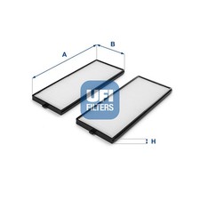 UFI Innenraumfilter 53.119.00 Partikelfilter für HYUNDAI GETZ LC ACCENT TB 2 GLS