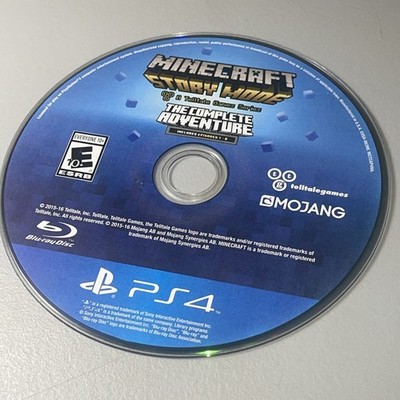 Minecraft: Story Mode The Complete Adventure PlayStation 4 PS4 Disc Only Tested