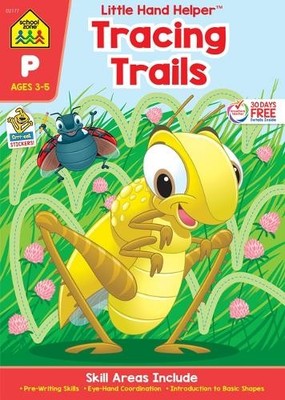 School Zone School Zone Tracing Trails Workbook with S (Taschenbuch) (US IMPORT)