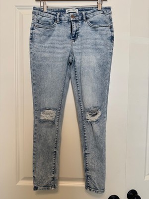 BKE womens Stella slim fit low rise ankle skinny jeans 28X27