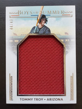 2024 Boys of Summer Tommy Troy Jumbo Prospect Materials Patch 44/49 Diamondbacks