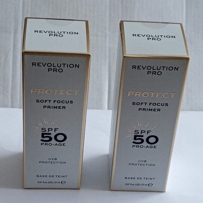 2 x Revolution Pro Protect Soft Focus Primer LSF 50 27ml x 2