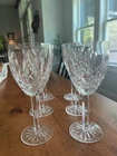Vintage Waterford Crystal Large Water Goblets Set of 6 – 8” – Signed Ireland