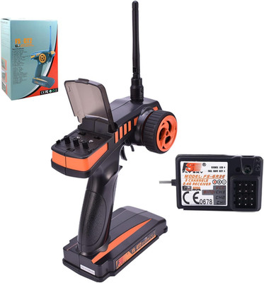 Flysky FS-GT2 RC Transmitter with FS-GR3E Receiver, 2.4Ghz 2 Channels Radio Cont
