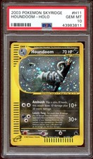 PSA 10 GEM MINT Houndoom H11/H32 HOLO RARE Skyridge Pokemon Card