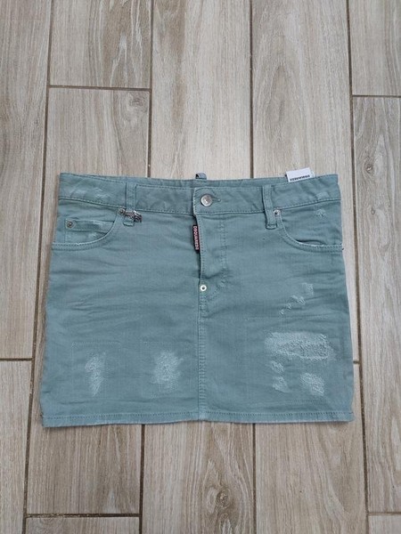 Women Dsquared² Skirt Turquoise Denim 38 / M / 46