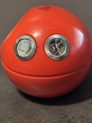 Vintage Panasonic 1970s Panapet R-70 Spherical Red Transistor