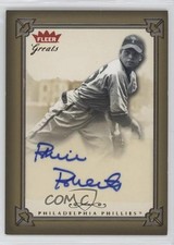 2004 Fleer Greats of the Game Auto Robin Roberts #GBA-RR Auto HOF n8a