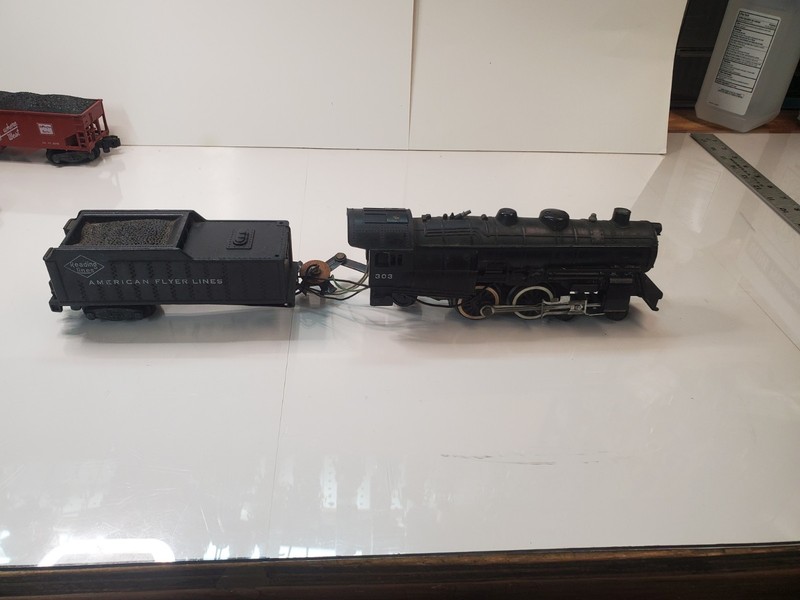 303 American Flyer Reading Atlantic Locomotive & Tender [Lot BH5-L76]