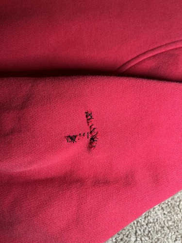 Large Fox Racing X Honda Spellout Hoodie Sweatshirt Red - Picture 5 of 5