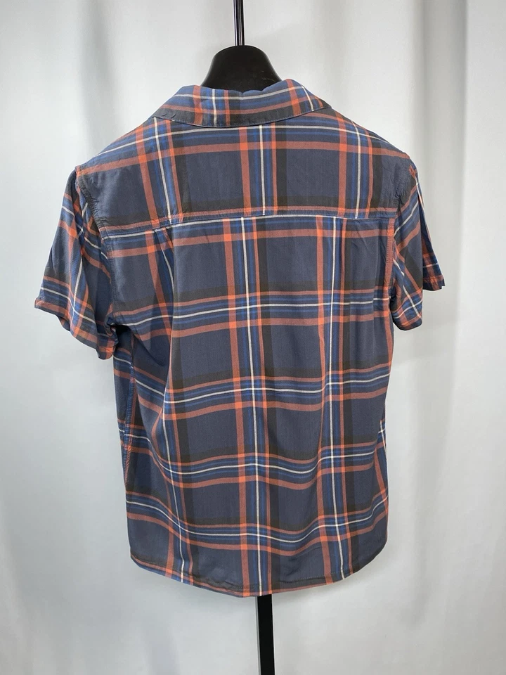 Camisa Para Hombre Corvette GM Botón TALLA MEDIANA M Cuadros Clásica Manga Corta Foto 4 de 4