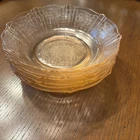Vintage American Sweetheart Pink Depression Glass Berry Bowls (6) Full Set. Rare