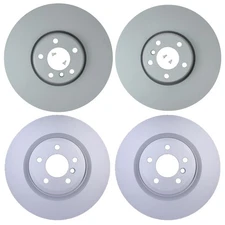 Hella Front 374mm Rear 370mm Rotors Disc Brake Rotor Kit For F01 Alpina B7