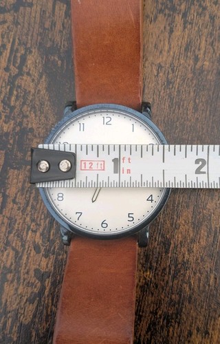 Skagen SKW6325 Hagen Watch w/ Leather Strap and New Battery - Picture 4 of 8